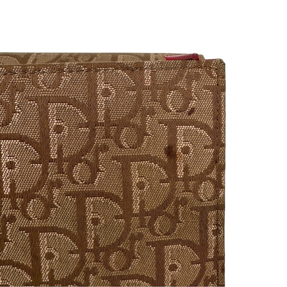 Vintage Christian Dior Brown Tri-Fold Saddle Wallet - Picture 11 of 15